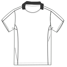 Moldes de confeccion para NENES Remeras Camiseta futbol  9276